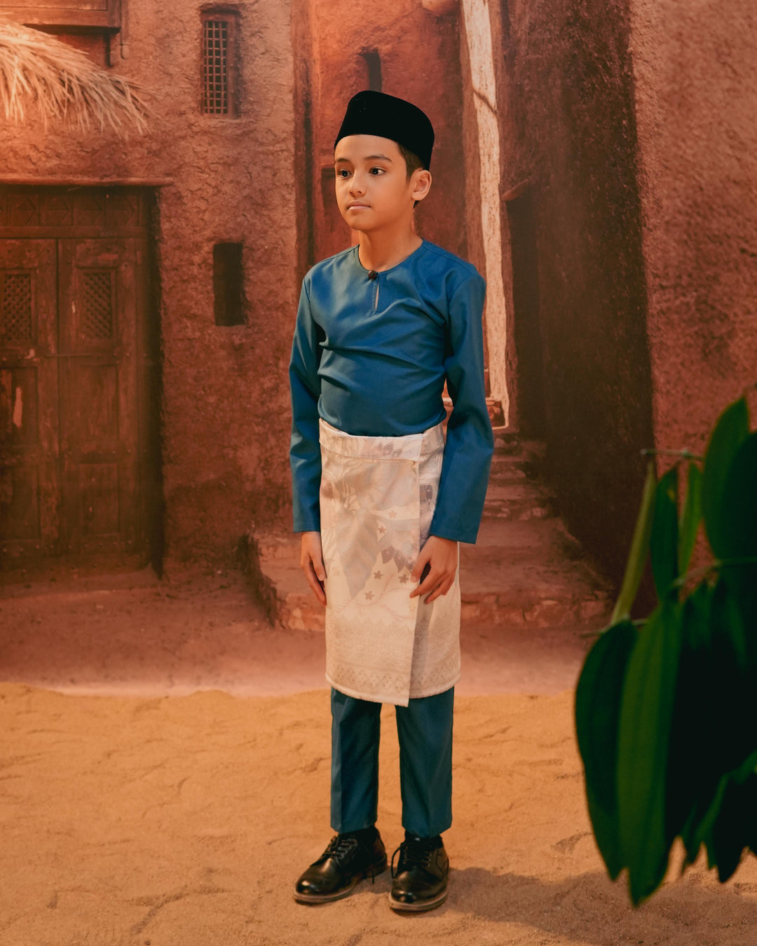 Bunga Seri Instant Sampin Kid - Soft Blue & Purple