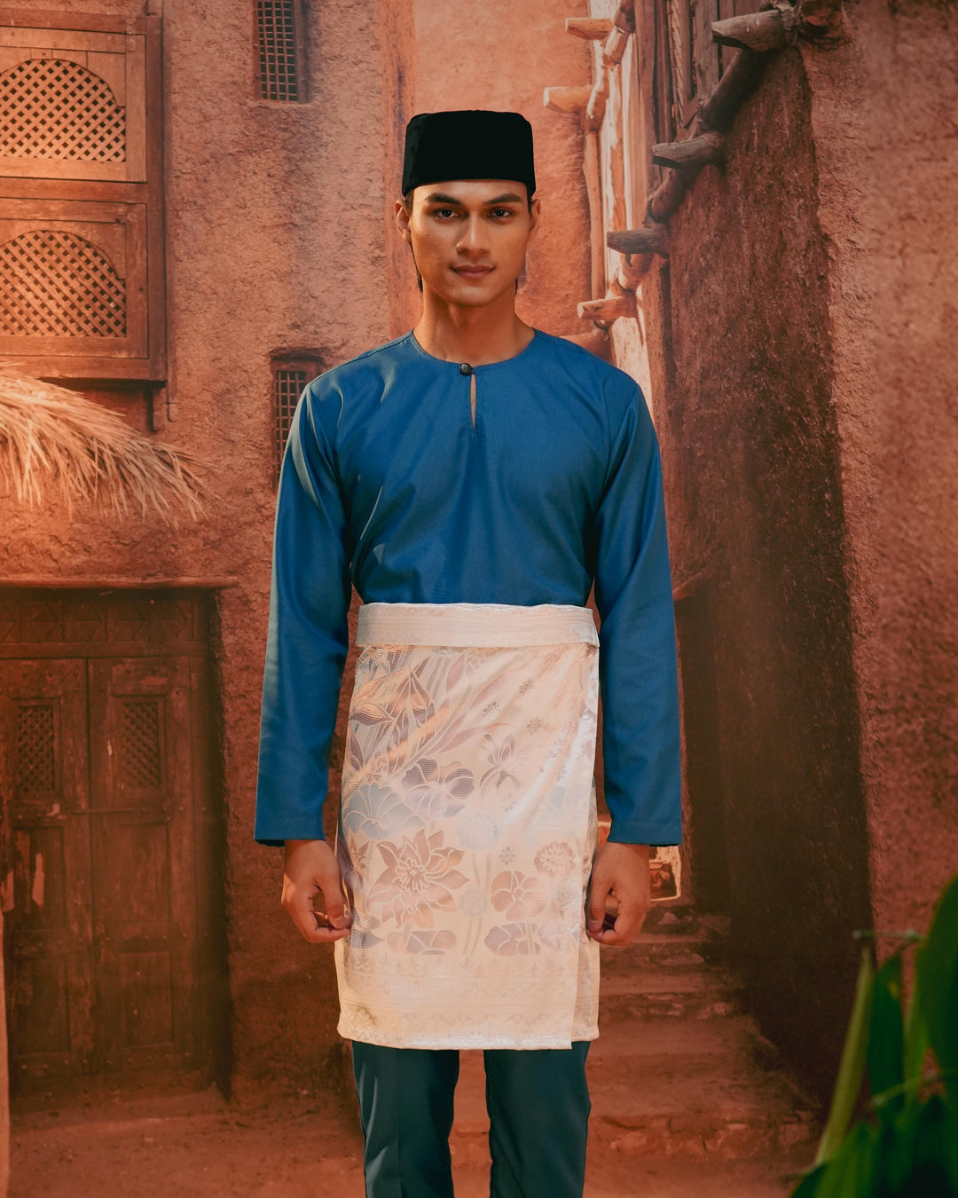 Rimba Hijau Instant Sampin Adult - Soft Blue & Purple