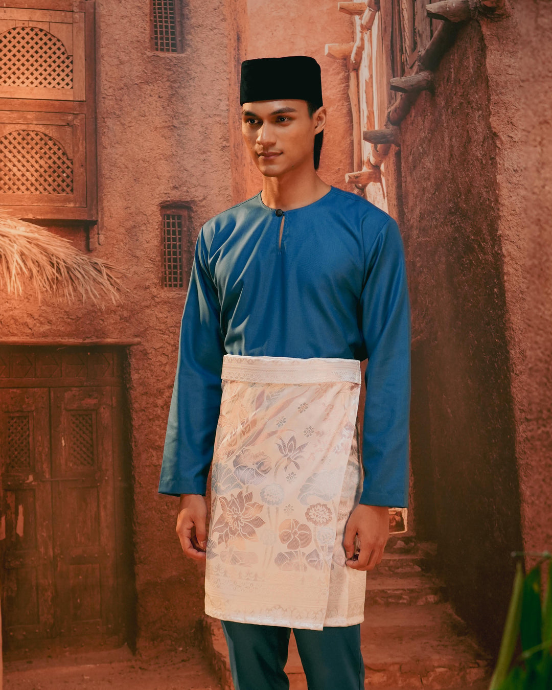 Rimba Hijau Instant Sampin Adult - Soft Blue & Purple