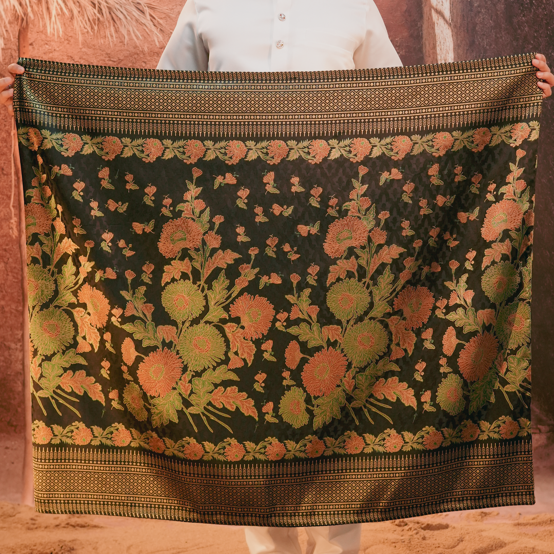 Kekwa Warisan Original Sampin Adult - Green & Gold