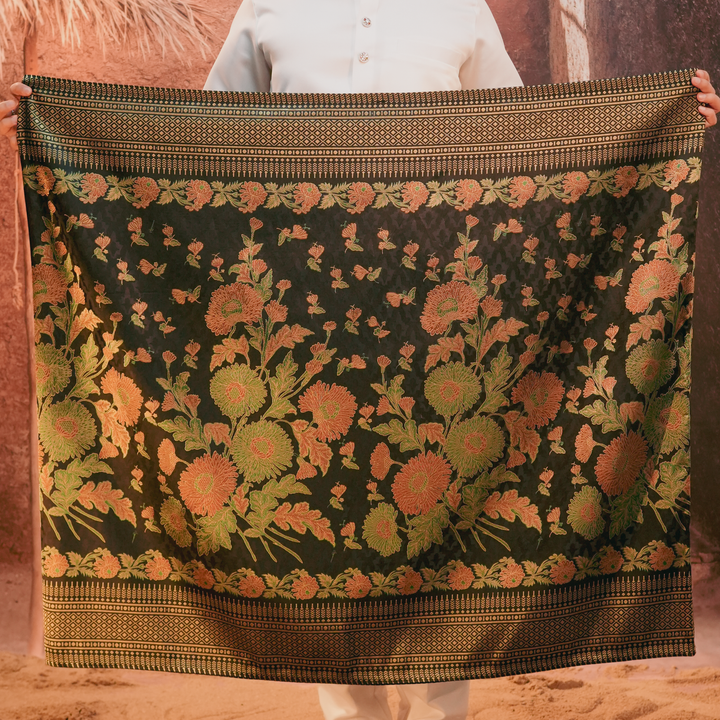 Kekwa Warisan Original Sampin Adult - Green & Gold