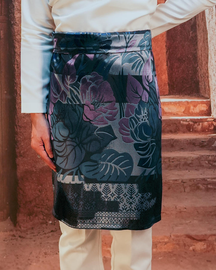 Leka Pantai Original Sampin Adult - Blue & Purple