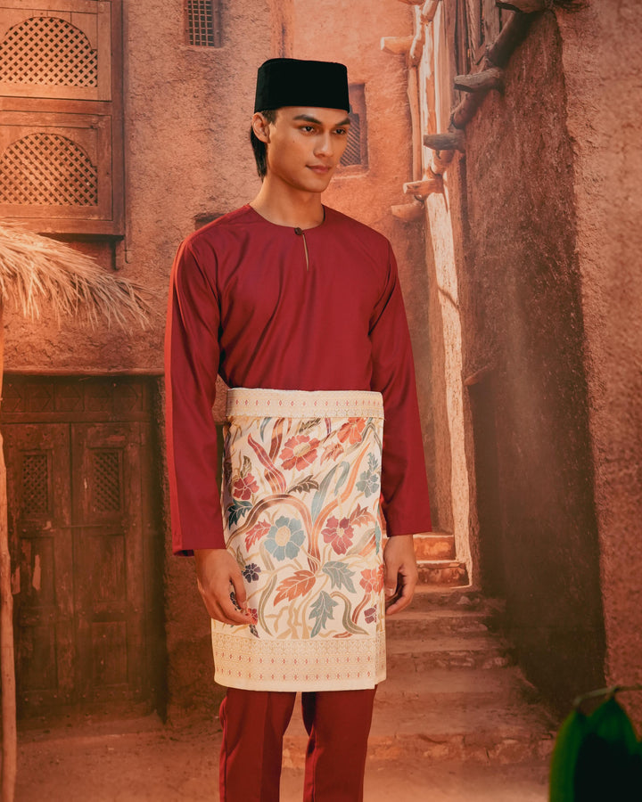 Anyaman Lestari Instant Sampin Adult - Offwhite & Mix