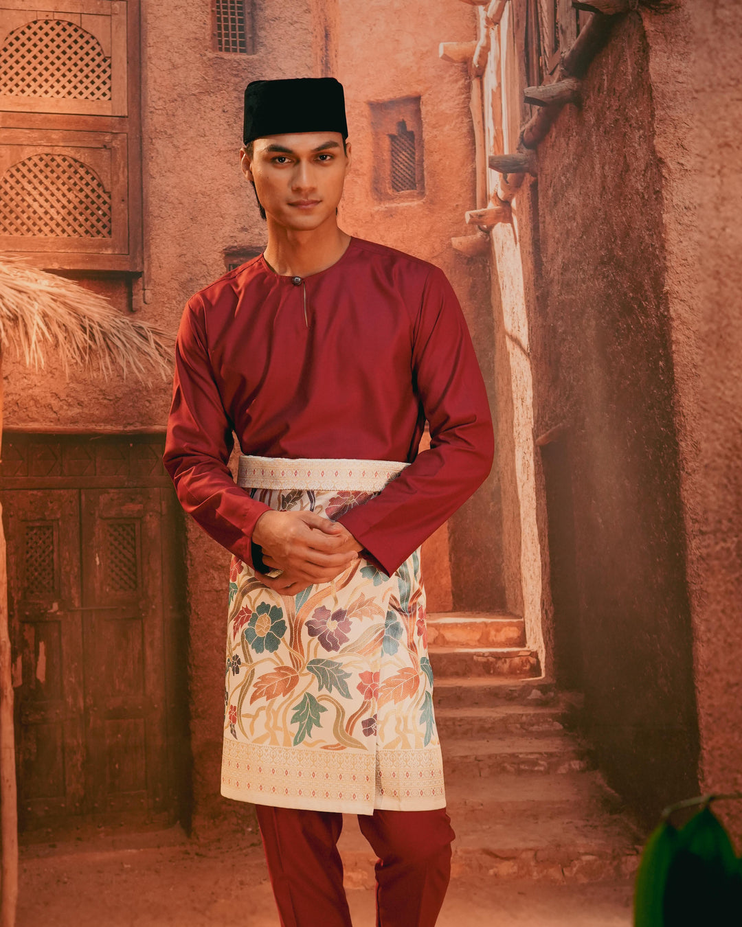 Anyaman Lestari Instant Sampin Adult - Offwhite & Mix