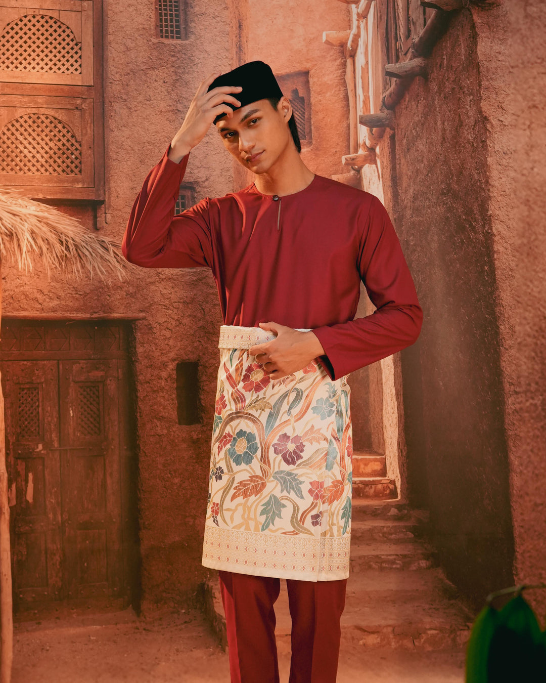 Anyaman Lestari Instant Sampin Adult - Offwhite & Mix