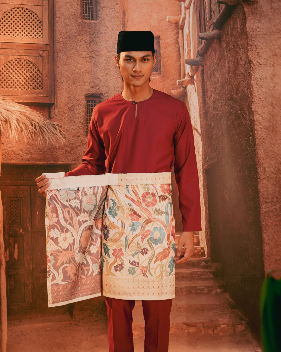 Anyaman Lestari Instant Sampin Adult - Offwhite & Mix