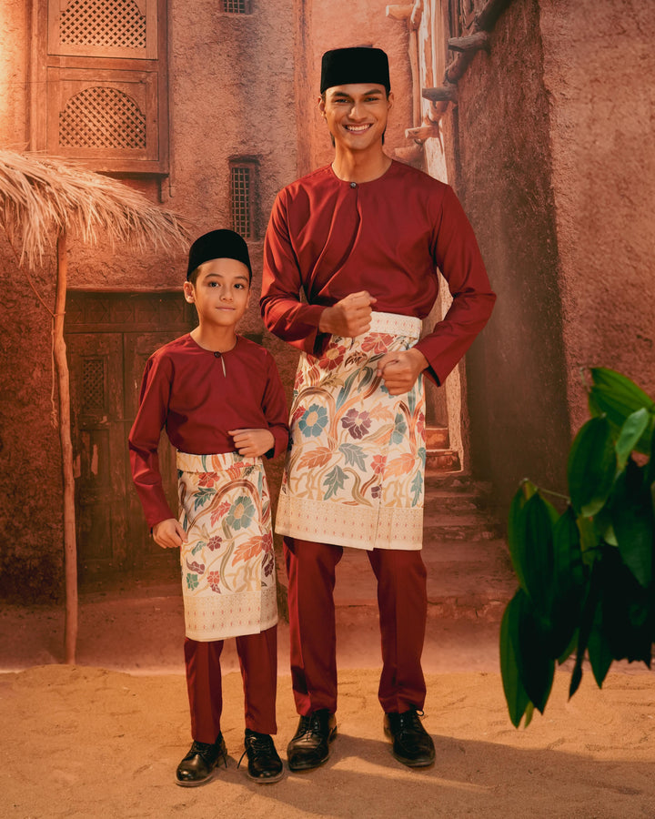 Anyaman Lestari Instant Sampin Kid - Offwhite & Mix