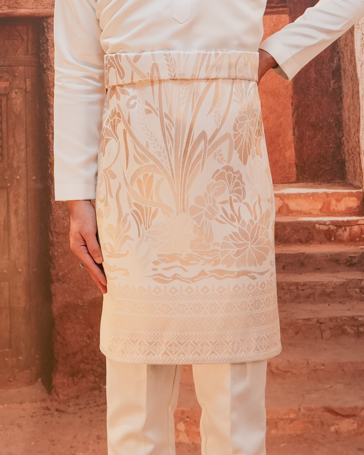 Padi Original Sampin Adult - Offwhite & Gold