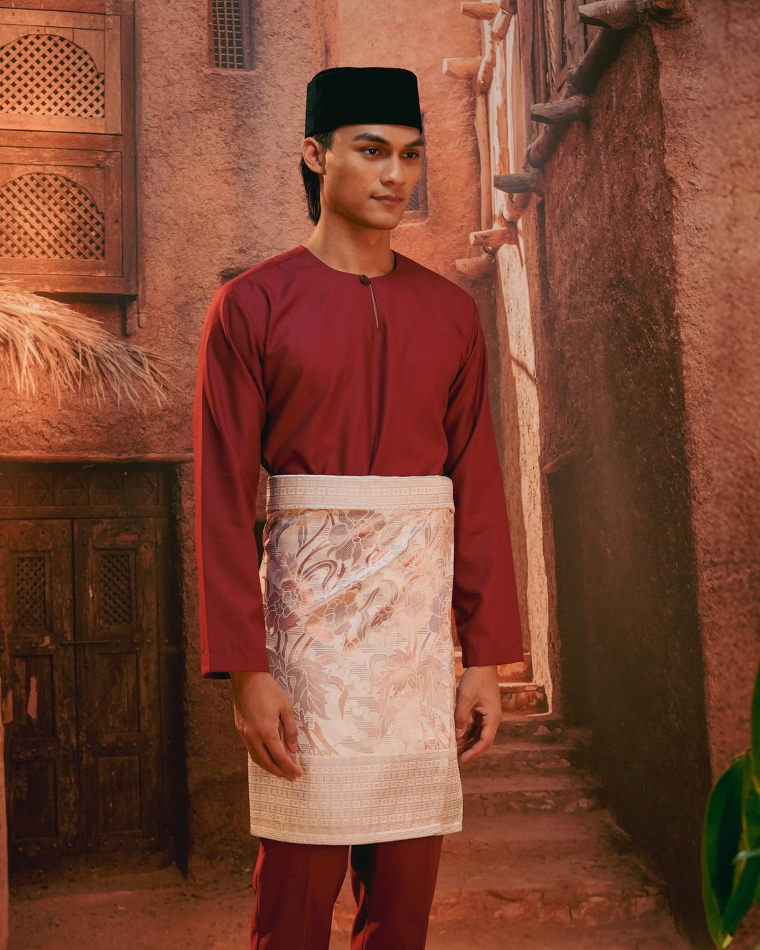 Bunga Raya Instant Sampin Adult - Soft Pink & Purple