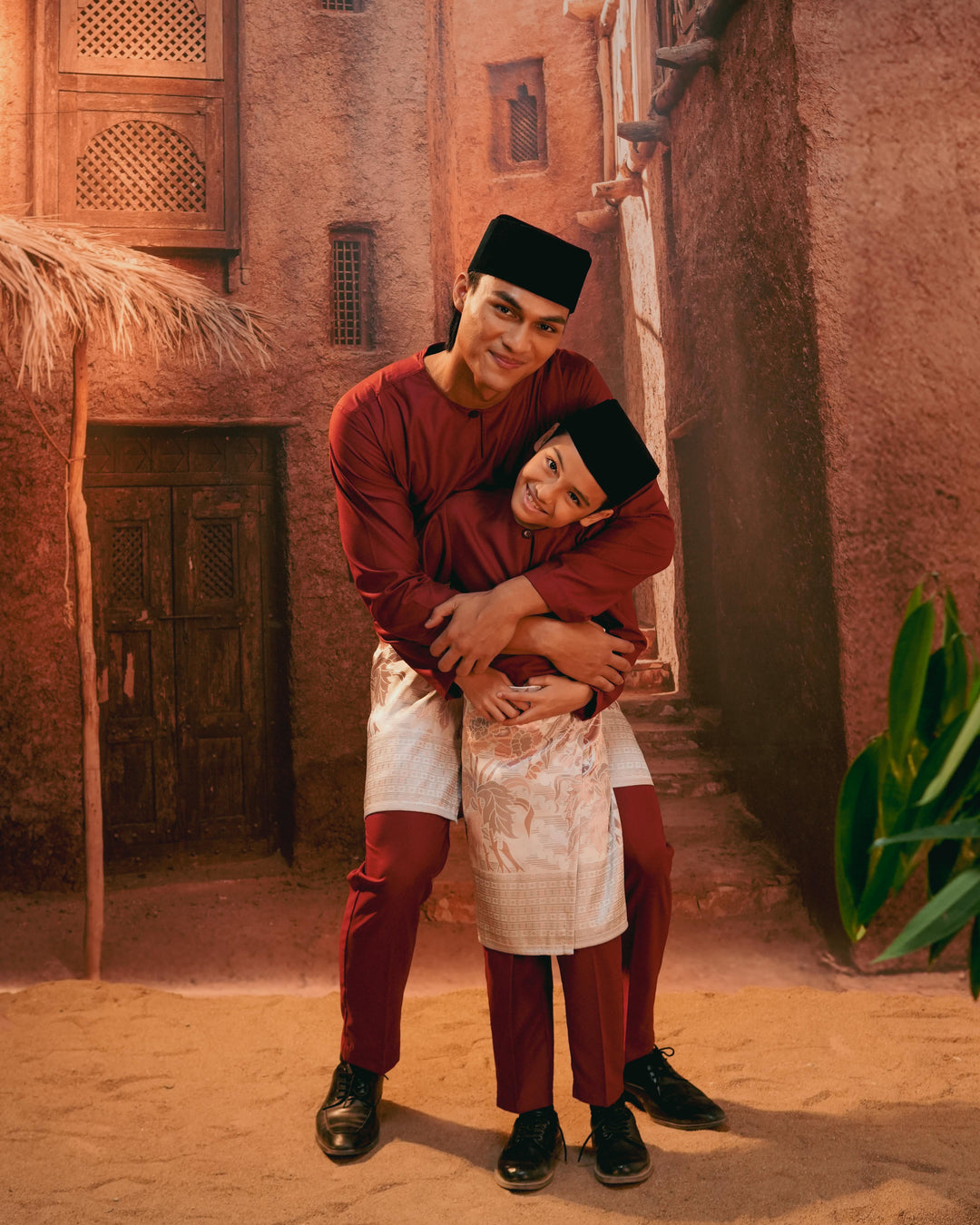 Bunga Raya Instant Sampin Kid - Soft Pink & Purple