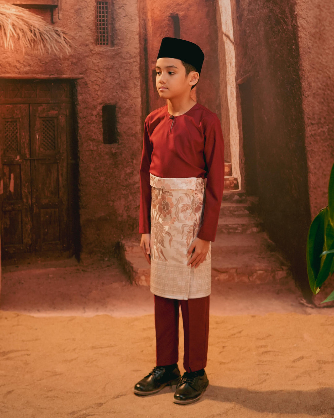 Bunga Raya Instant Sampin Kid - Soft Pink & Purple