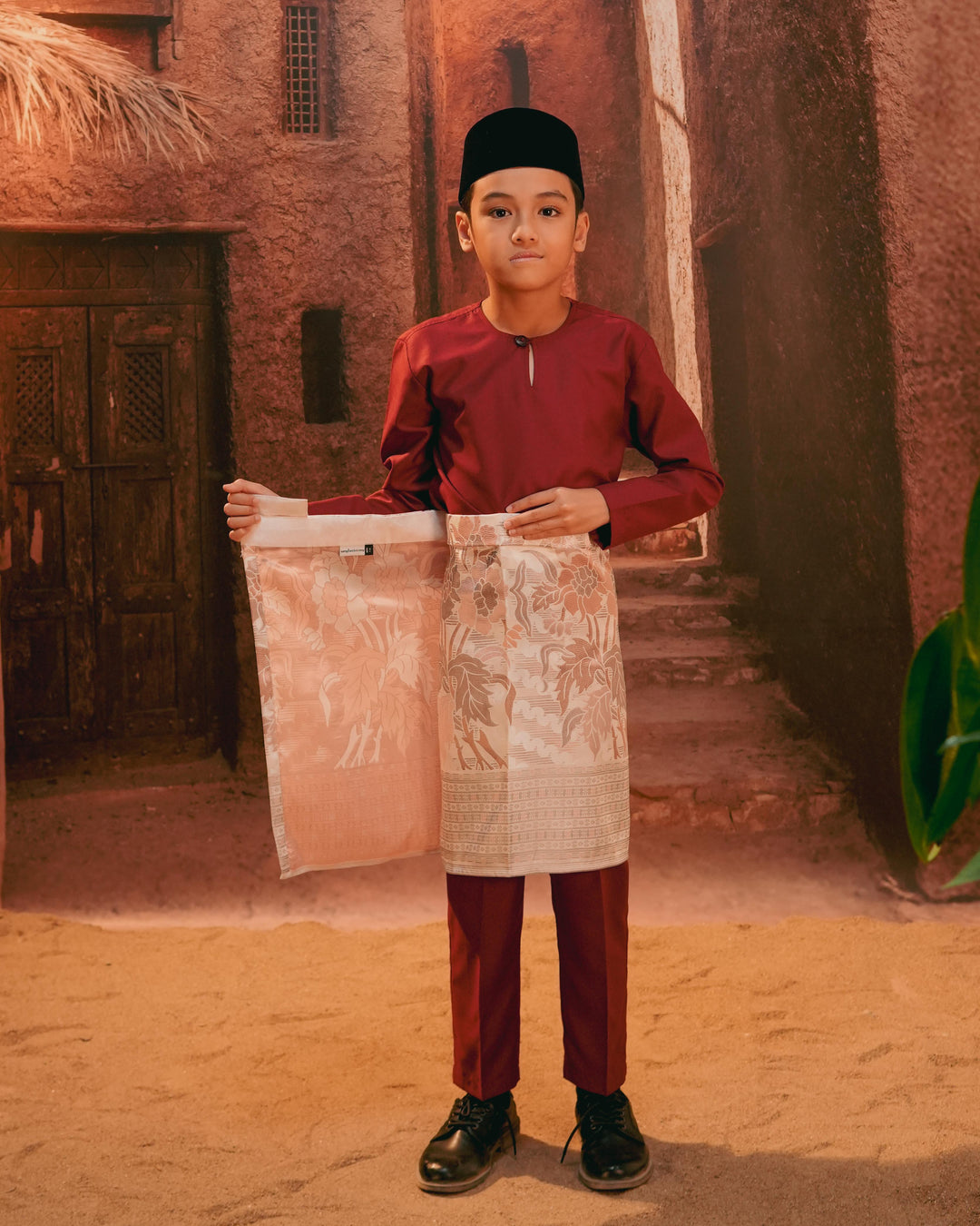 Bunga Raya Instant Sampin Kid - Soft Pink & Purple