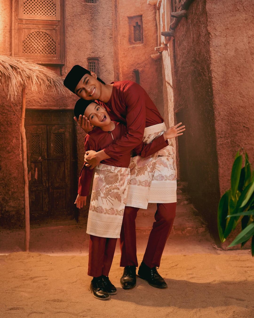 Kekwa Warisan Instant Sampin Kid - Soft Purple & Gold