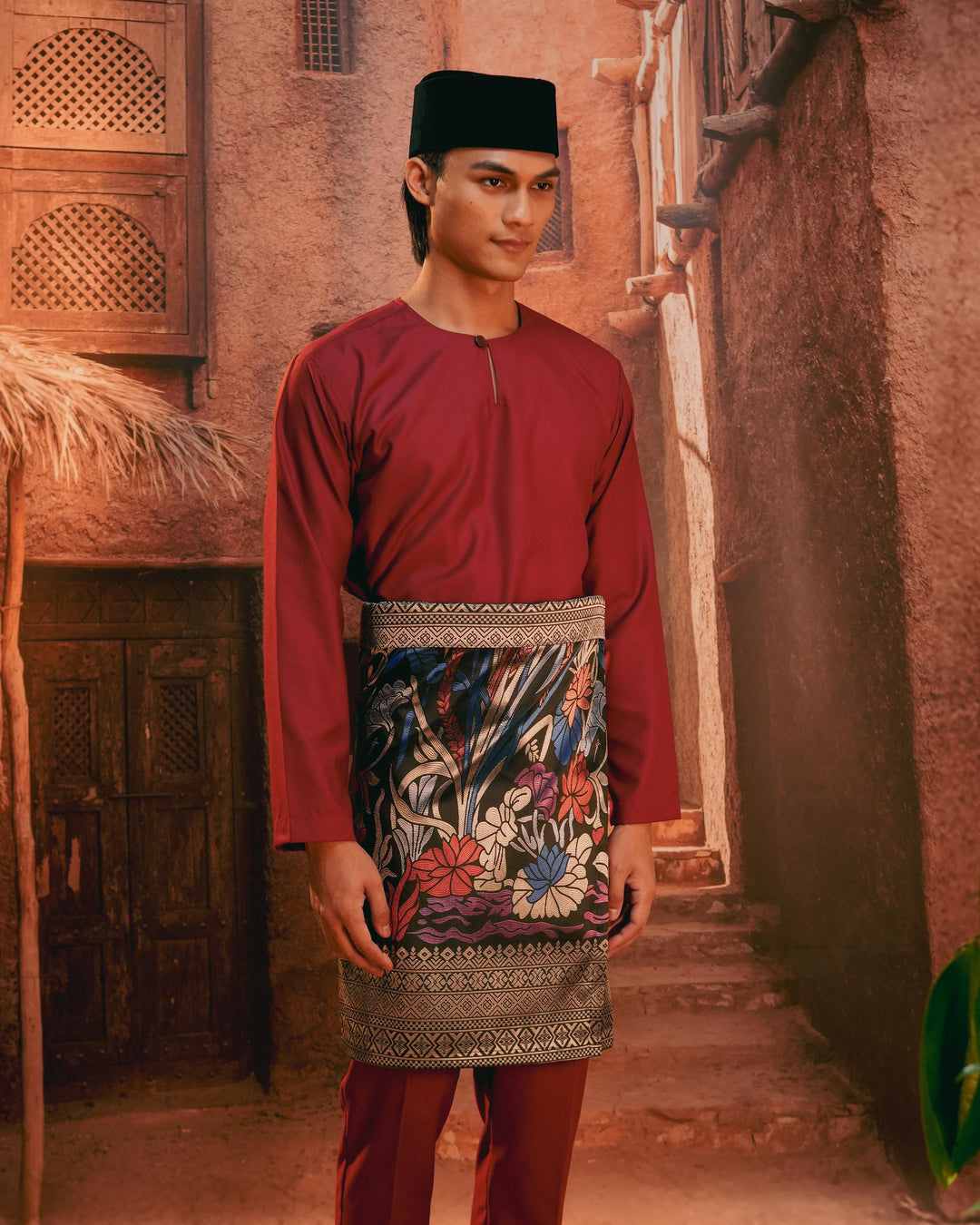 Padi Instant Sampin Adult - Navy Blue & Maroon