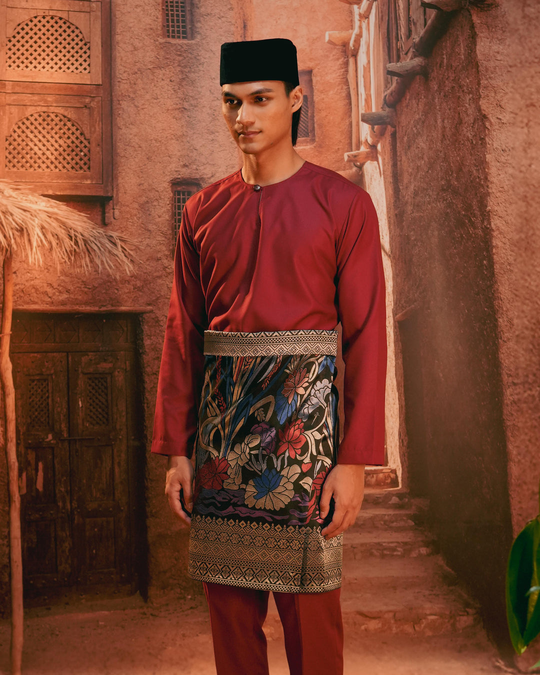 Padi Instant Sampin Adult - Navy Blue & Maroon