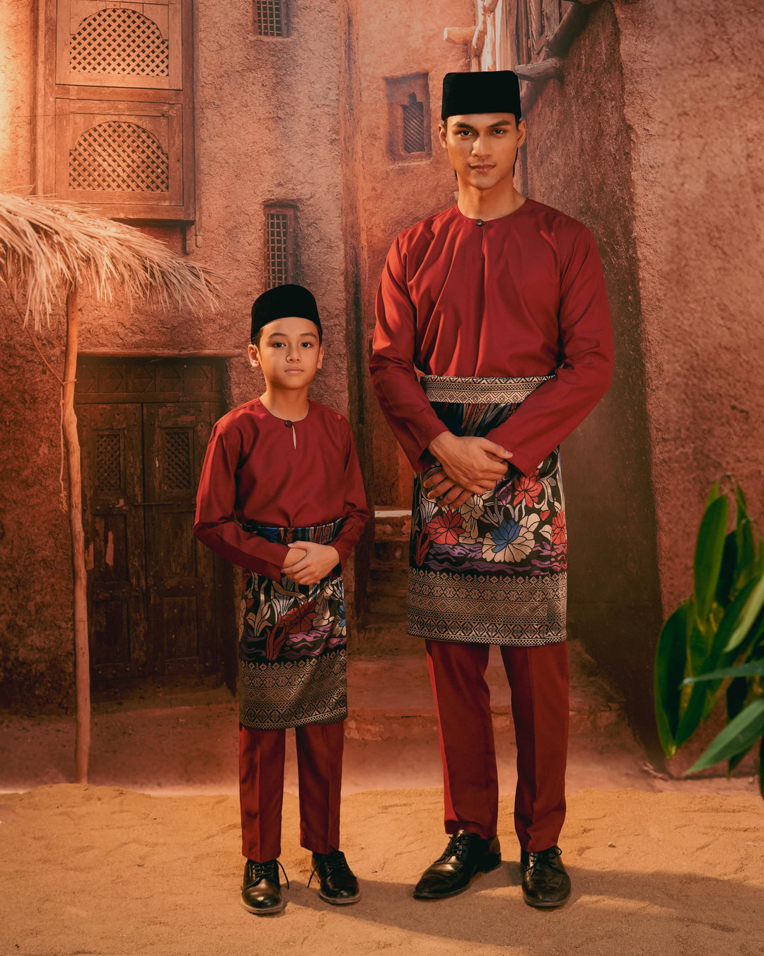 Padi Instant Sampin Kid - Navy Blue & Maroon