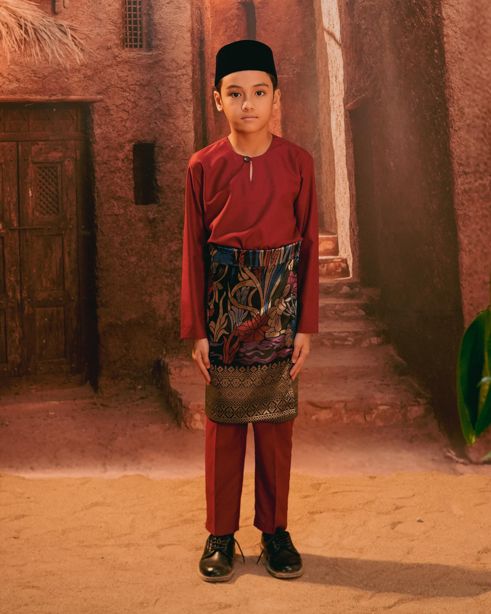 Padi Instant Sampin Kid - Navy Blue & Maroon - SampinExclusiveMy