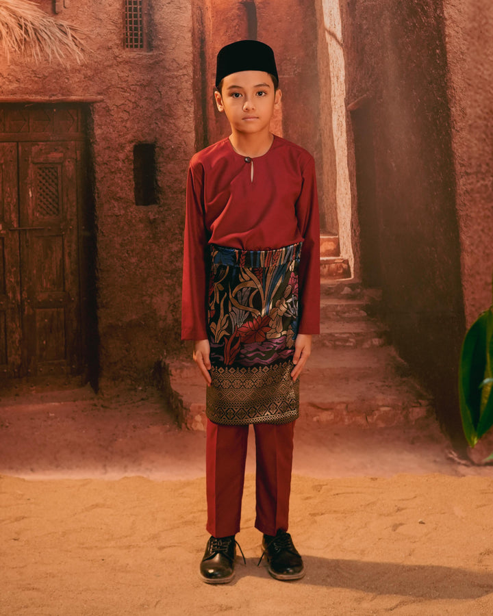 Padi Instant Sampin Kid - Navy Blue & Maroon