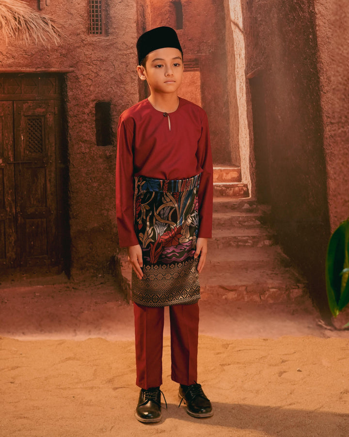 Padi Instant Sampin Kid - Navy Blue & Maroon