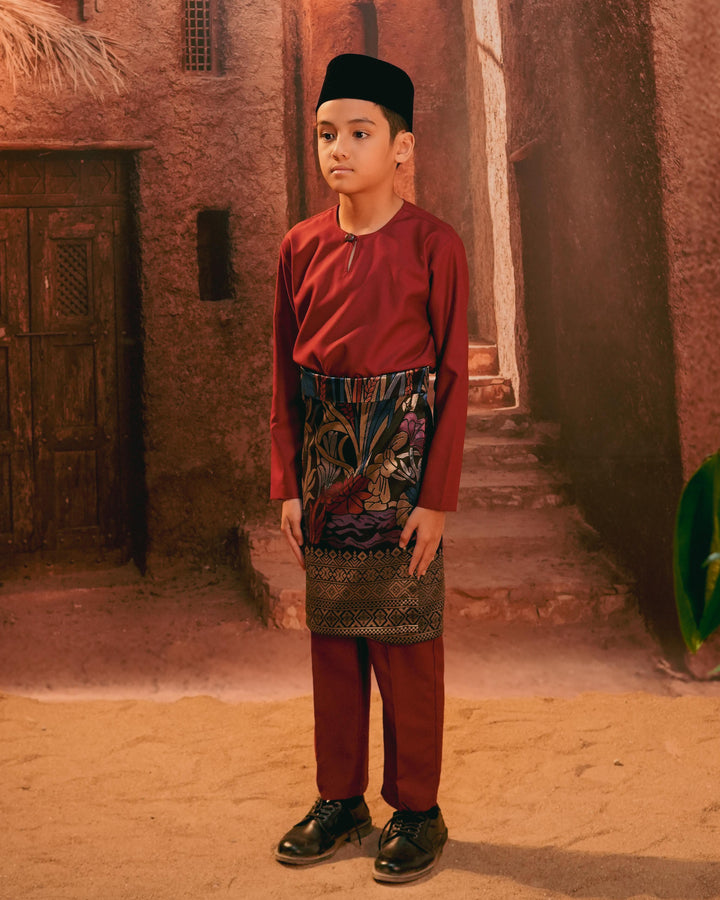 Padi Instant Sampin Kid - Navy Blue & Maroon