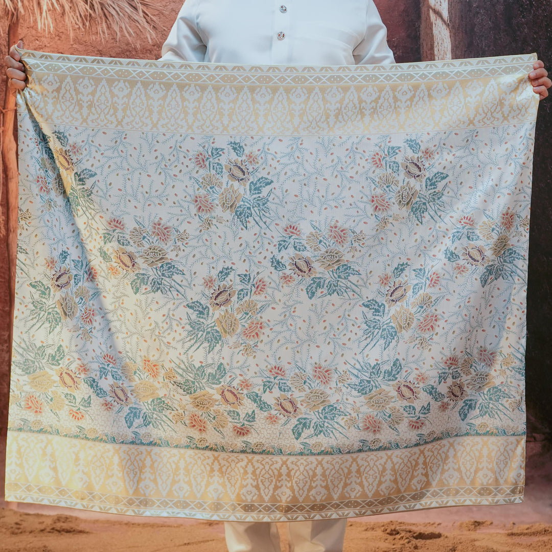 Seri Istana Original Sampin Adult - Soft Gold & Blue - SampinExclusiveMy