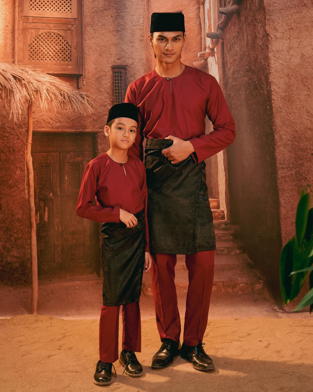 Seri Istana Instant Sampin Kid - Black & Black