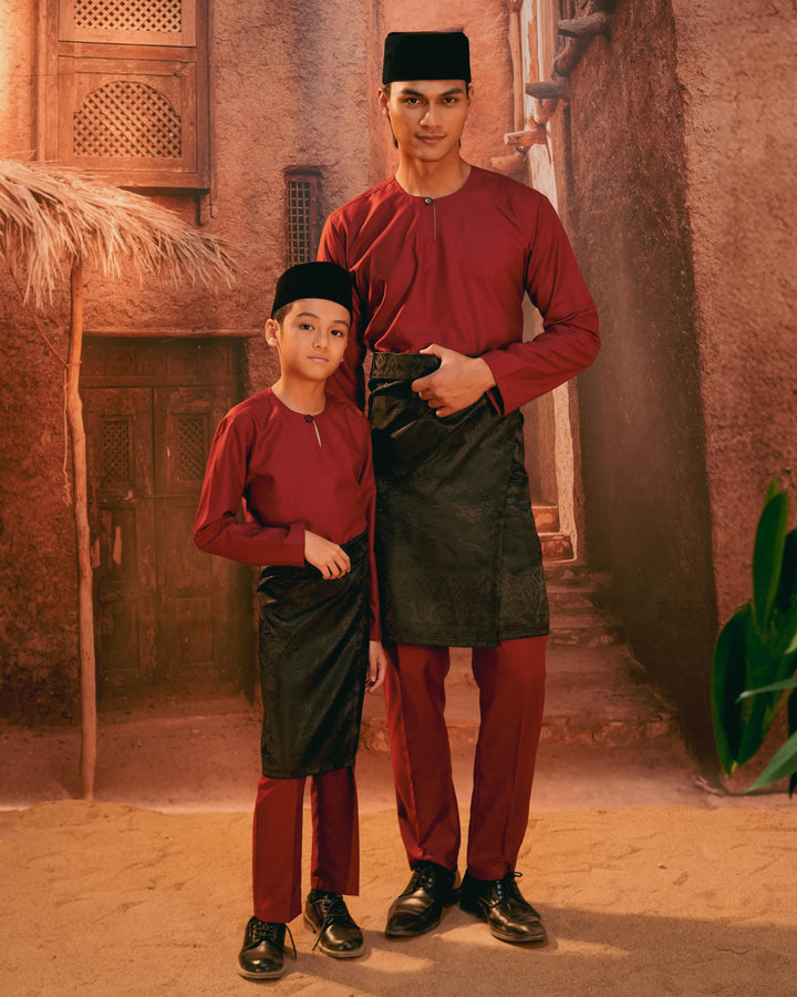 Seri Istana Instant Sampin Kid - Black & Black