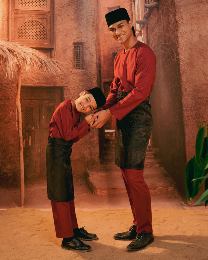 Seri Istana Instant Sampin Adult - Black & Black