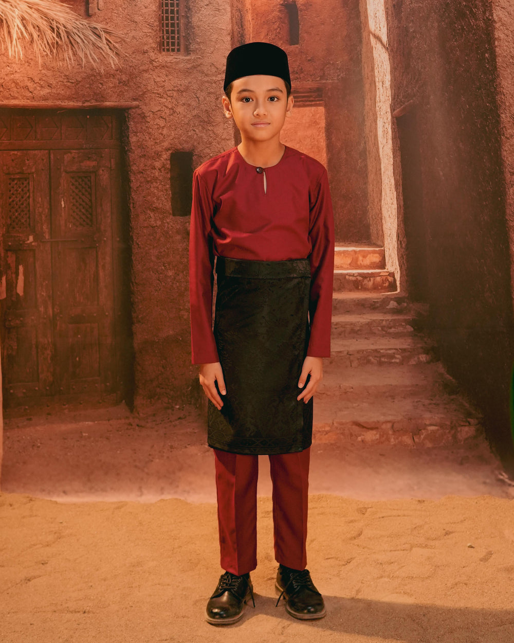Seri Istana Instant Sampin Kid - Black & Black - SampinExclusiveMy
