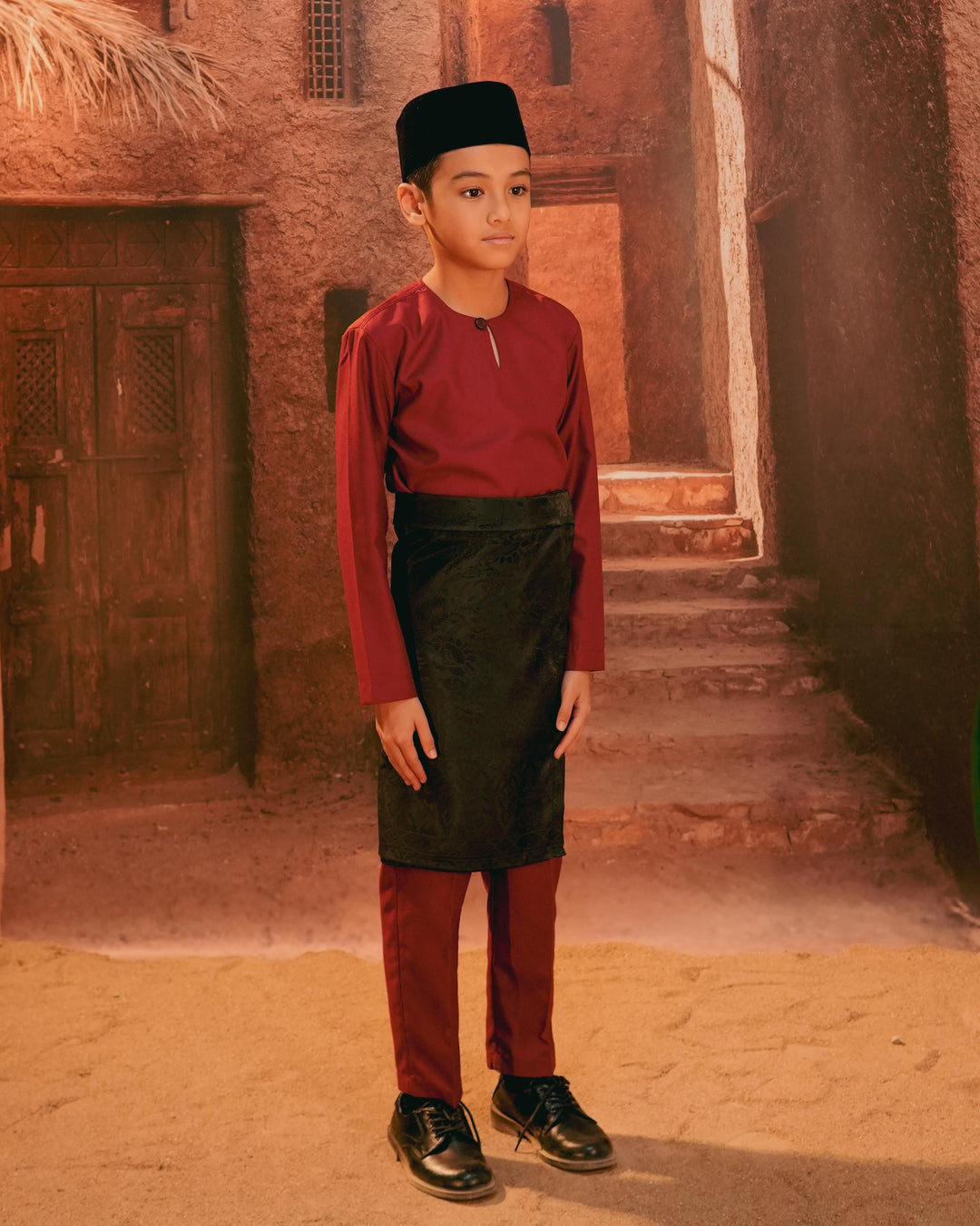 Seri Istana Instant Sampin Kid - Black & Black