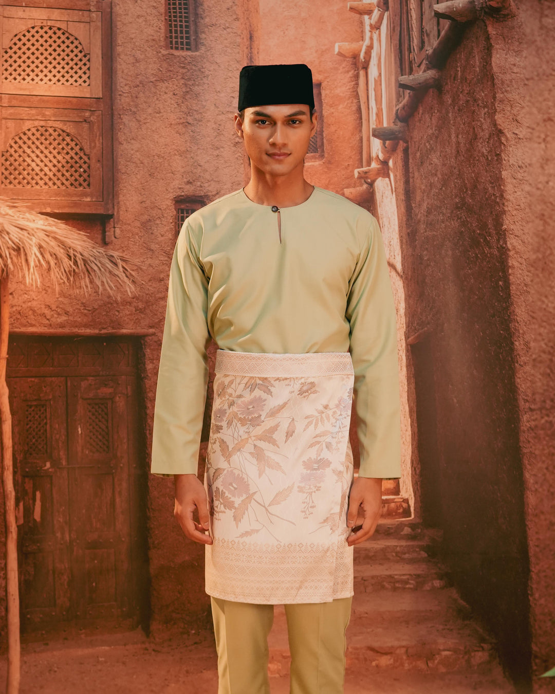 Seri Kenanga Instant Sampin Adult - Soft Purple & Gold