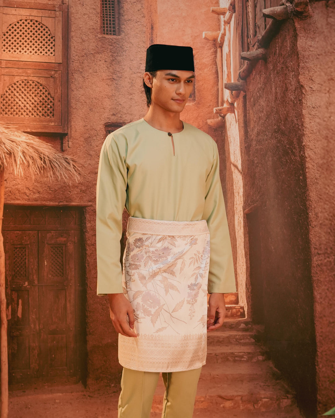 Seri Kenanga Instant Sampin Adult - Soft Purple & Gold