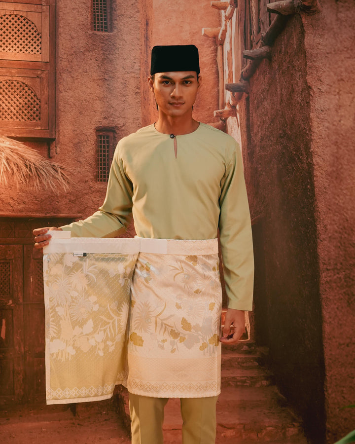 Purnama Instant Sampin Adult - Soft Green & Olive