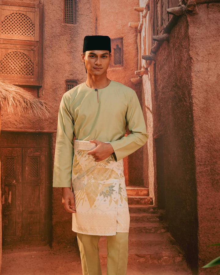 Bunga Seri Instant Sampin Adult - Soft Green & Olive