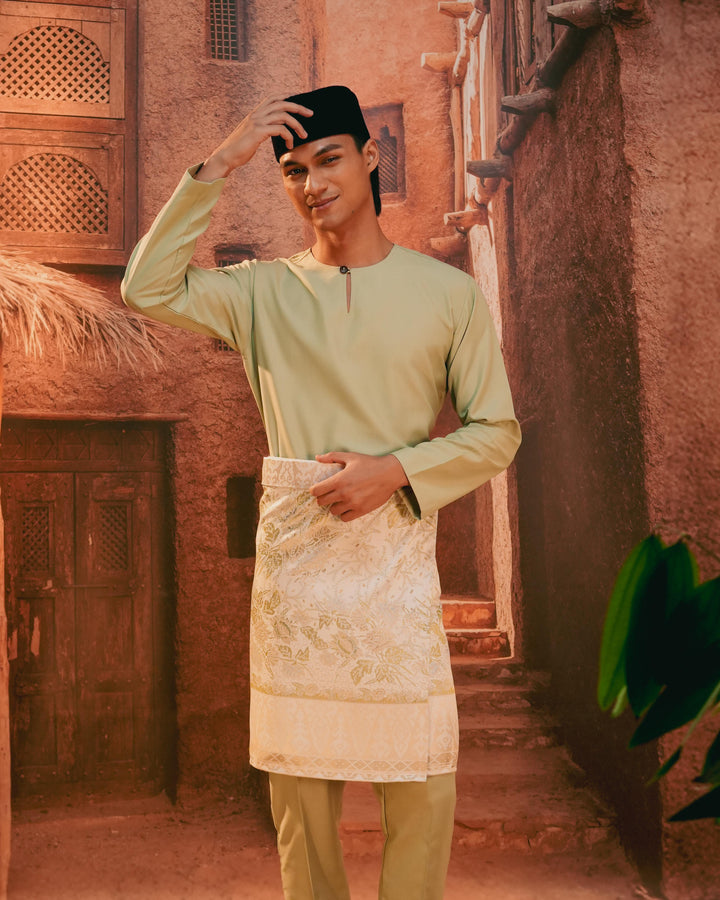 Seri Istana Instant Sampin Adult - Soft Green & Olive