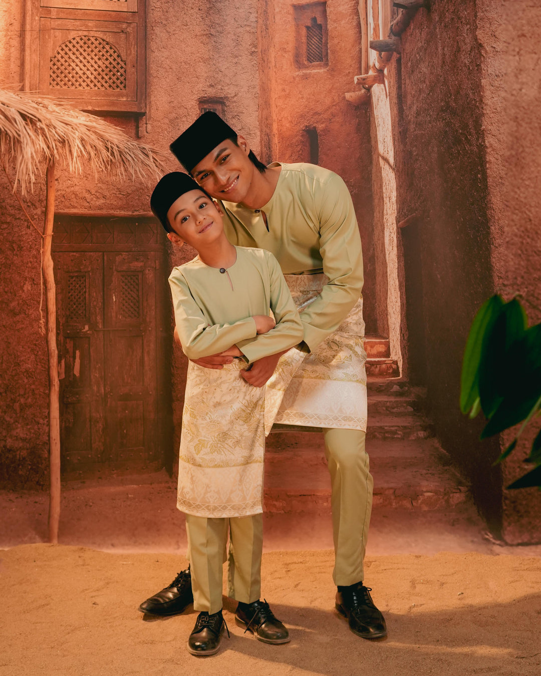 Seri Istana Instant Sampin Kid - Soft Green & Olive