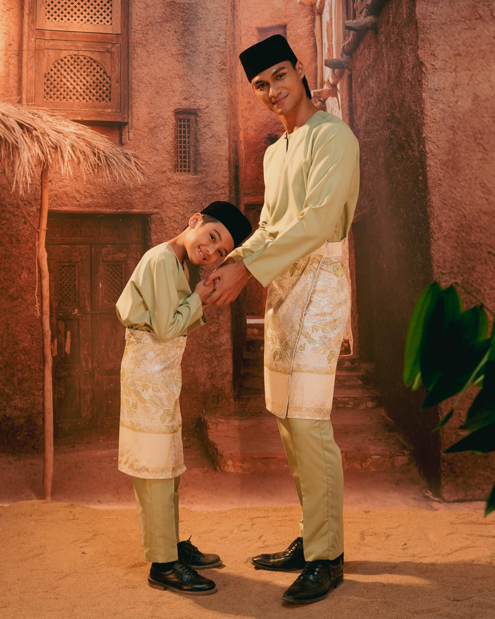 Seri Istana Instant Sampin Adult - Soft Green & Olive