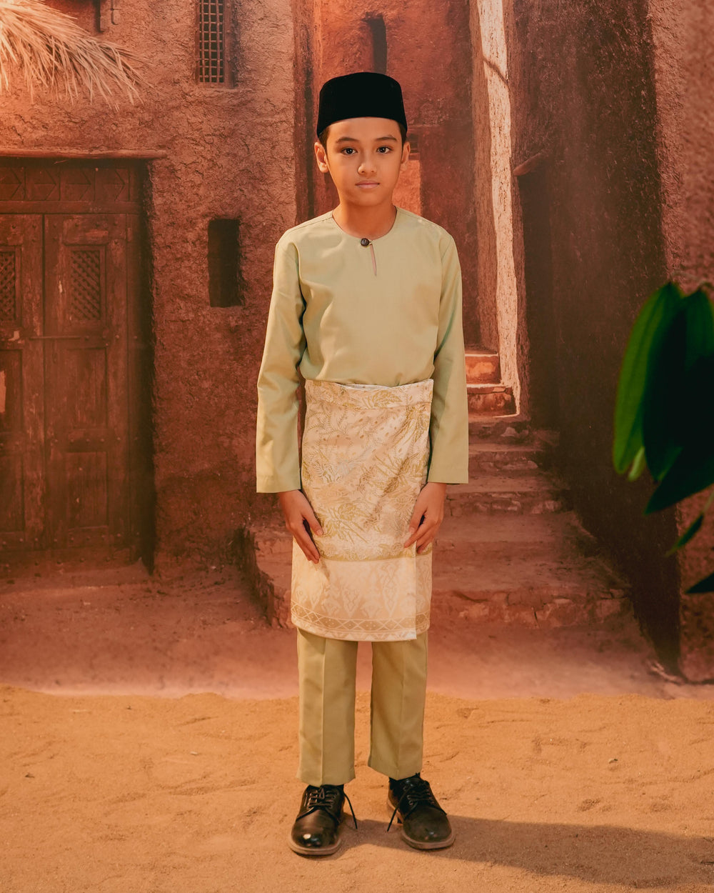 Seri Istana Instant Sampin Kid - Soft Green & Olive - SampinExclusiveMy