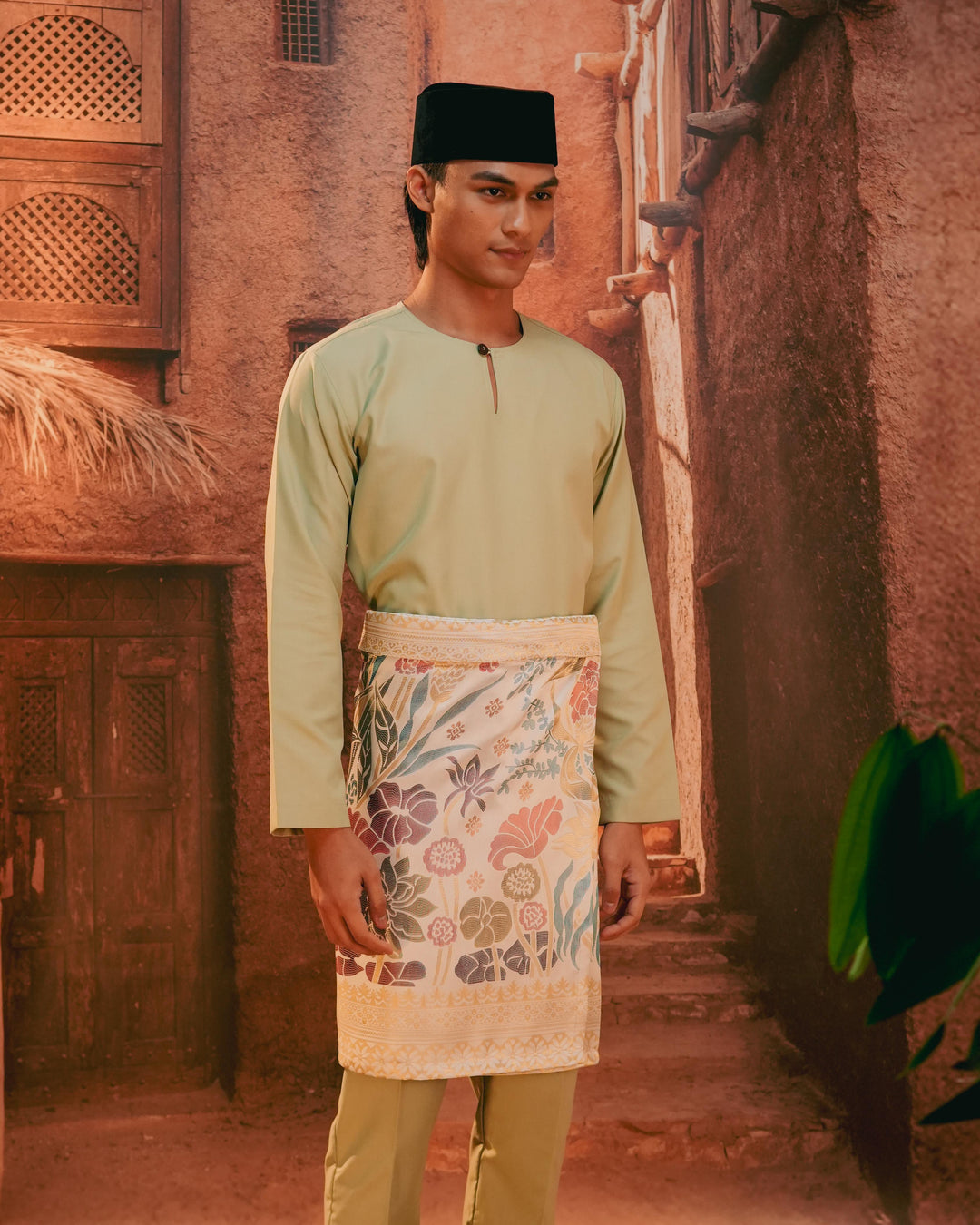 Rimba Hijau Instant Sampin Adult - Offwhite & Mix