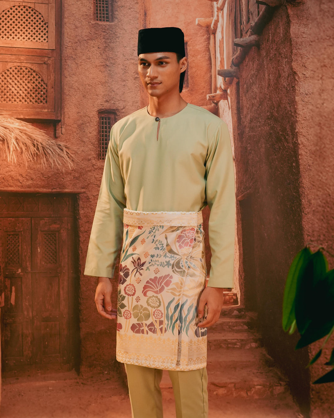 Rimba Hijau Instant Sampin Adult - Offwhite & Mix