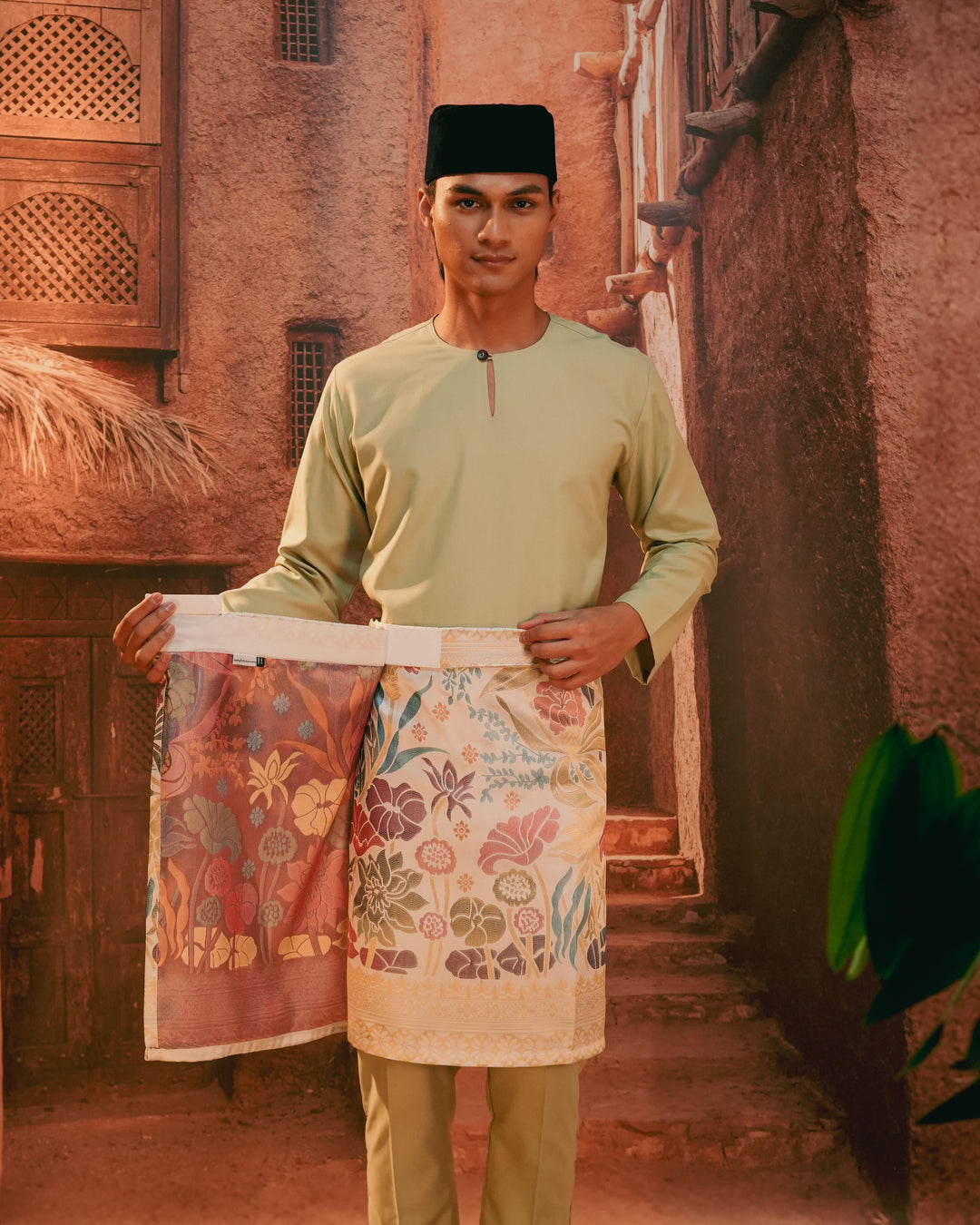 Rimba Hijau Instant Sampin Adult - Offwhite & Mix