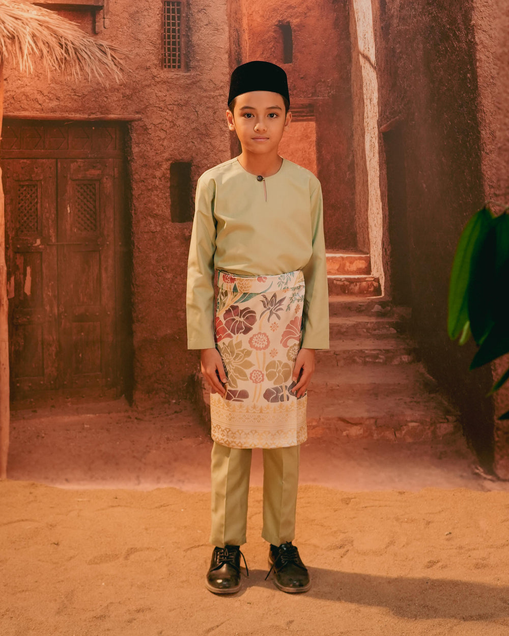 Rimba Hijau Instant Sampin Kid - Offwhite & Mix - SampinExclusiveMy