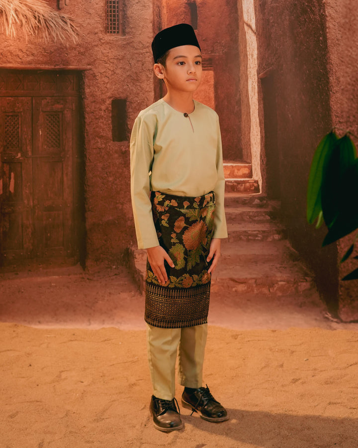 Kekwa Warisan Instant Sampin Kid - Green & Gold