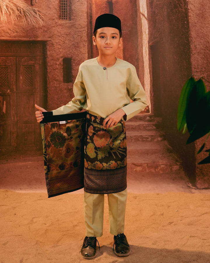 Kekwa Warisan Instant Sampin Kid - Green & Gold