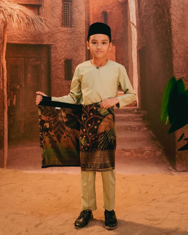 Bunga Seri Instant Sampin Kid - Green & Gold