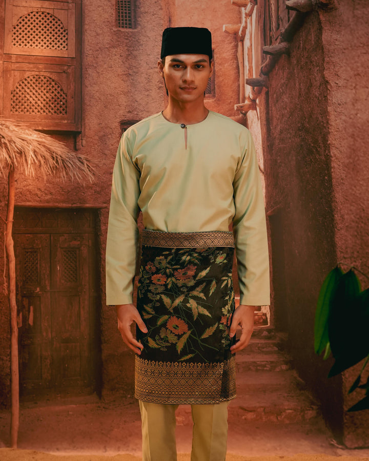 Seri Kenanga Instant Sampin Adult - Green & Gold