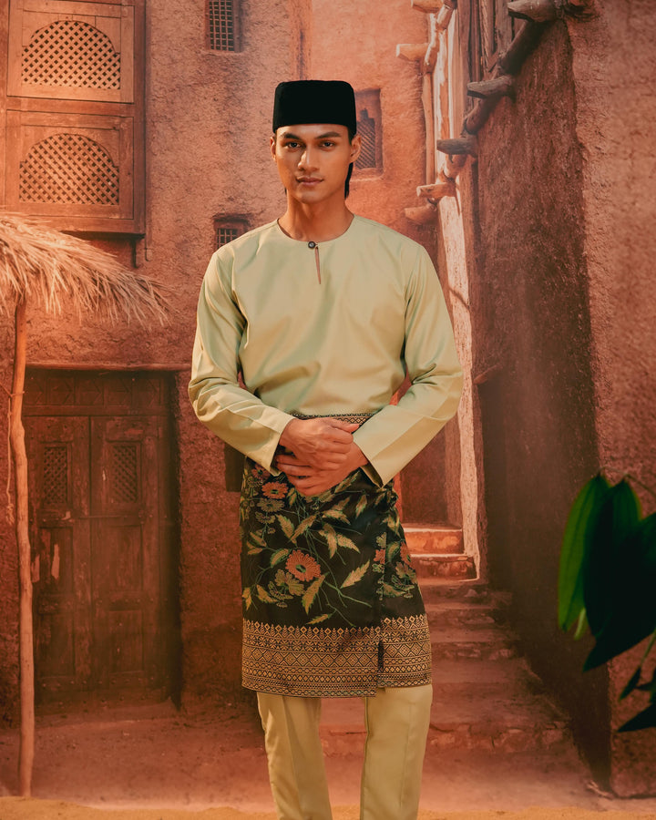 Seri Kenanga Instant Sampin Adult - Green & Gold