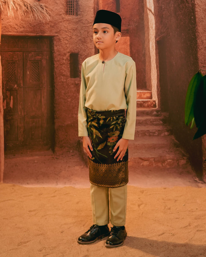 Seri Kenanga Instant Sampin Kid - Green & Gold