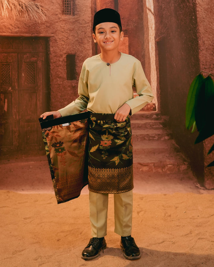 Seri Kenanga Instant Sampin Kid - Green & Gold