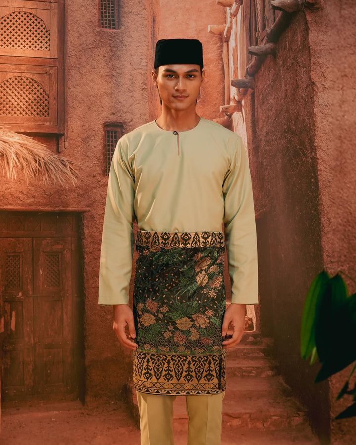 Seri Istana Instant Sampin Adult - Green & Gold